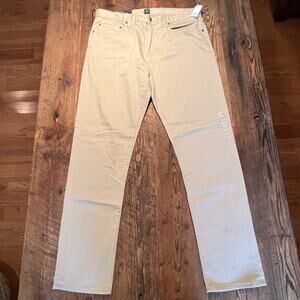 New GAP Flex Khakis 36x32 Slim Stretch Straight Leg Khaki Pants NWT Soft Wear